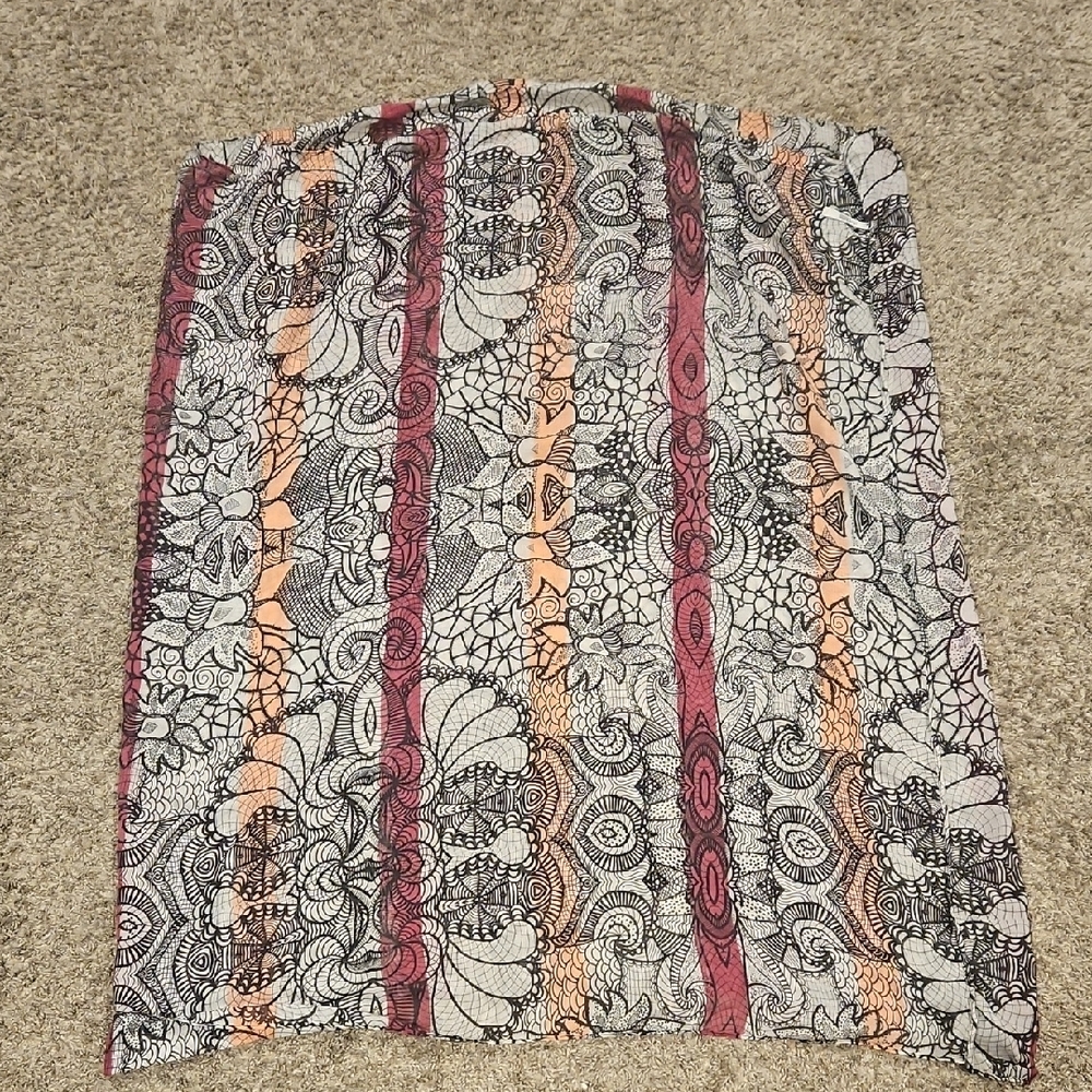 Multicolor Patterned Skirt